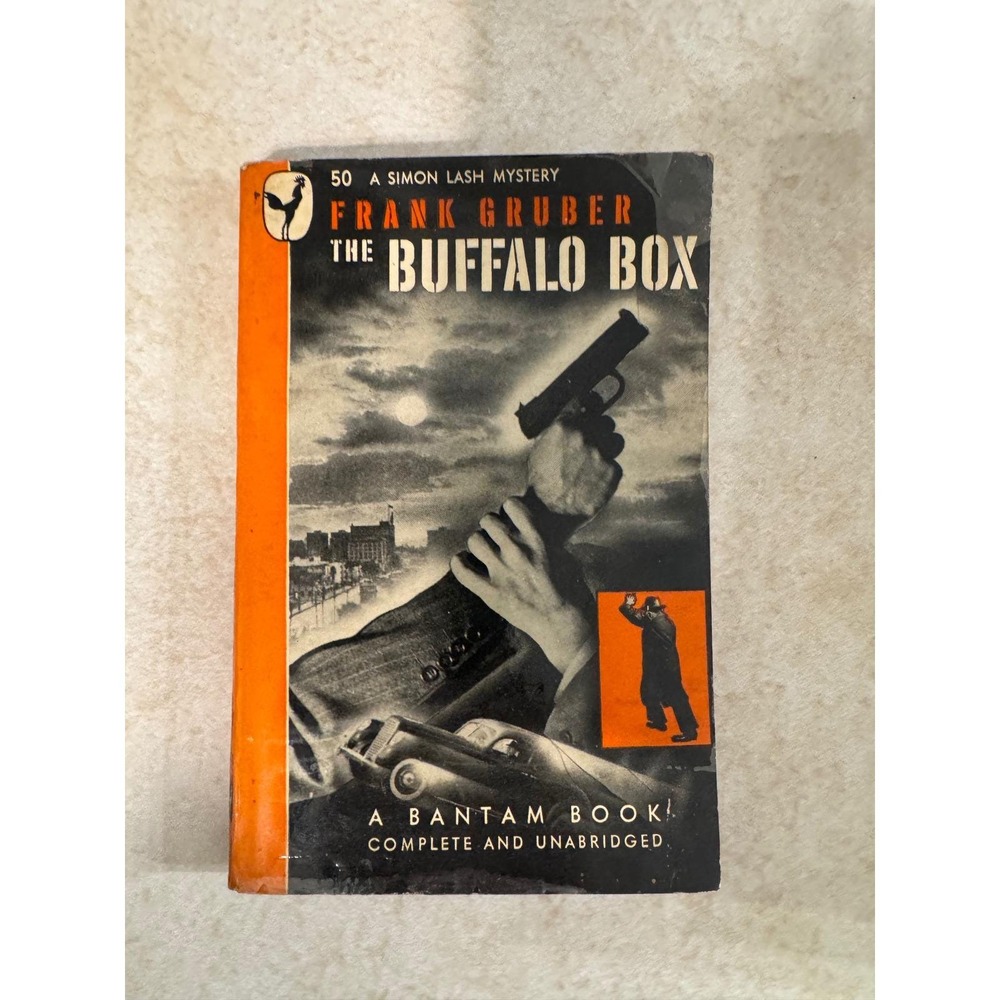 The Buffalo Box Frank Gruber Simon Lash Mystery Bantam 50 Paperback 1946 Vintage